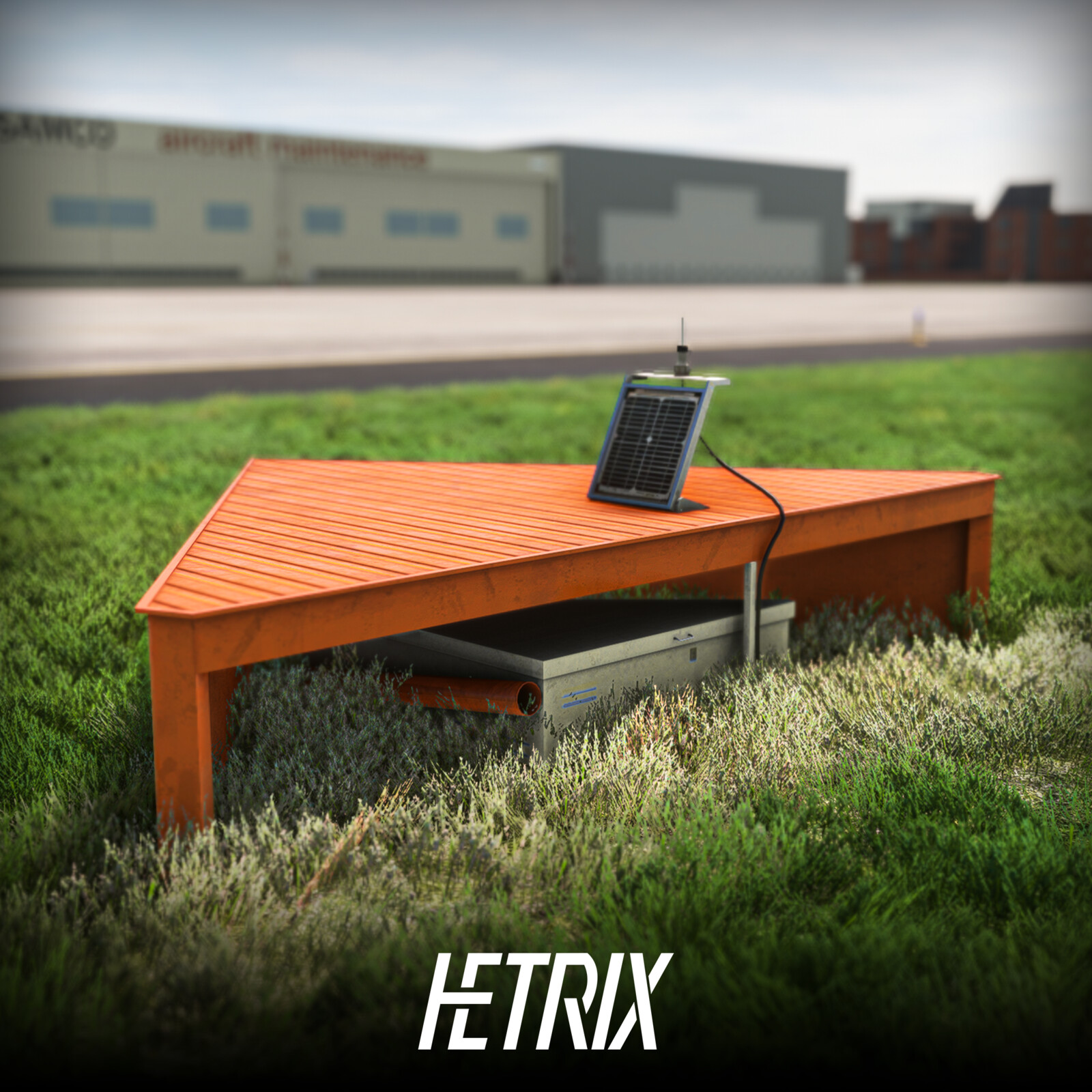 Bird Deterrent Devices Runway Airport Model - MSFS Addon
