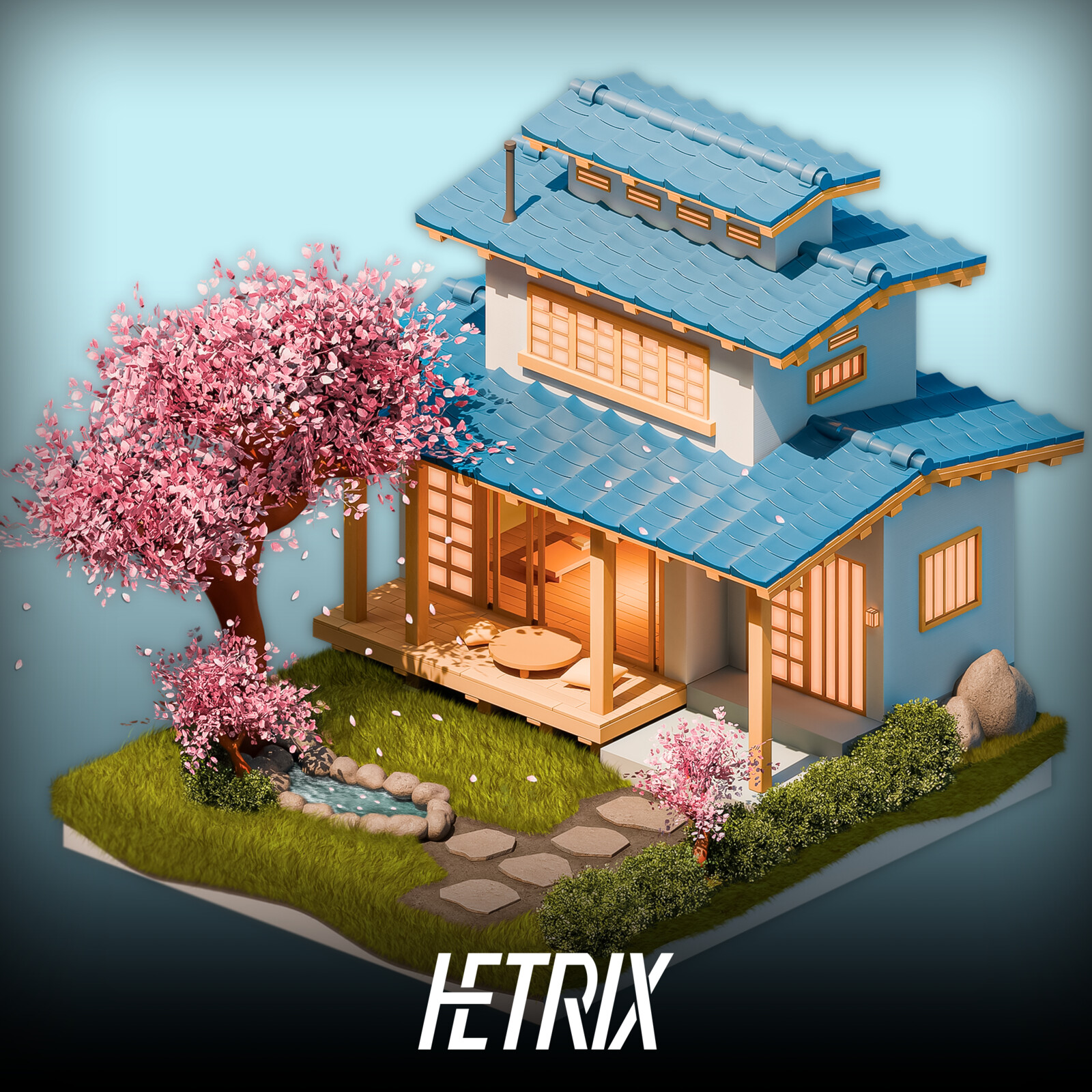 Isometric Cute House